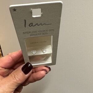 Sterling Silver Heart Earrings